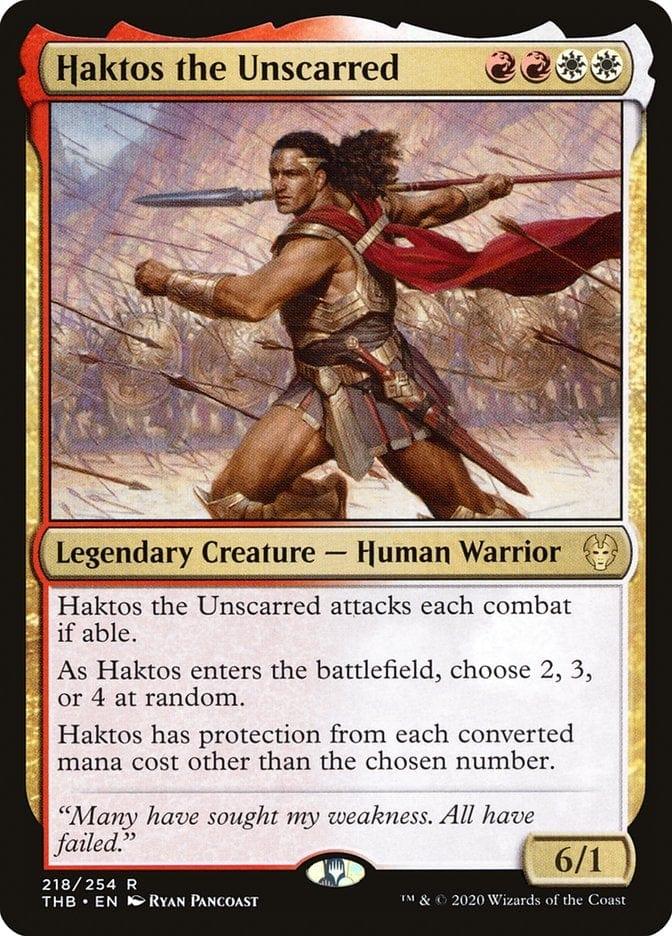 Magic: The Gathering MTG Single Haktos the Unscarred [Theros Beyond Death]
