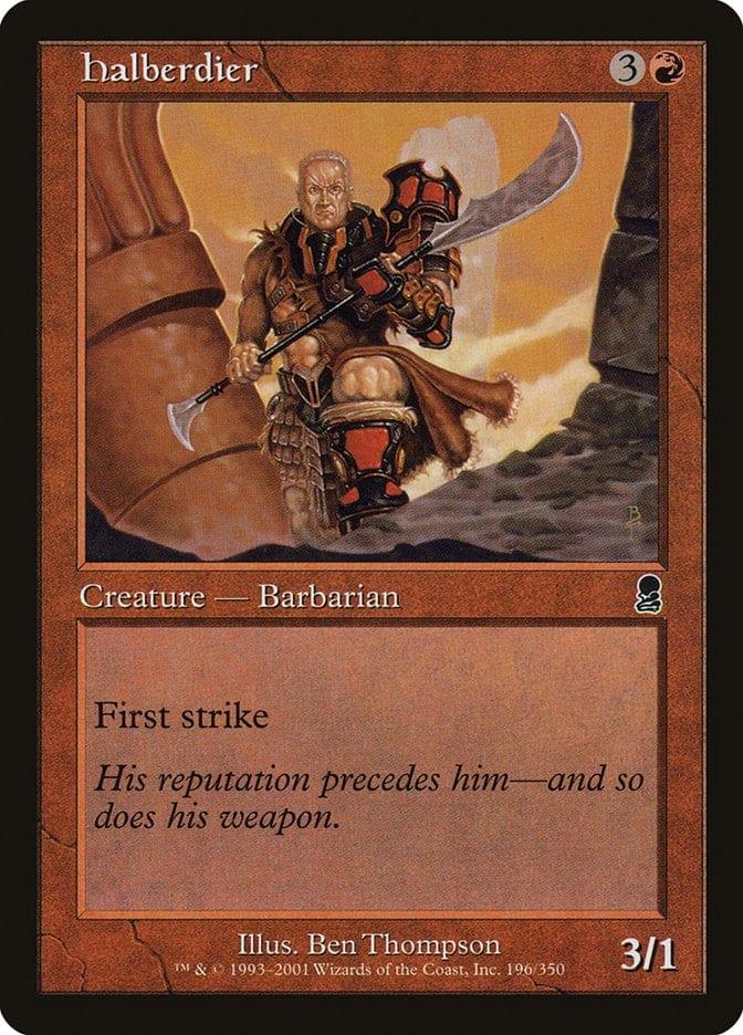 Magic: The Gathering MTG Single Halberdier [Odyssey]