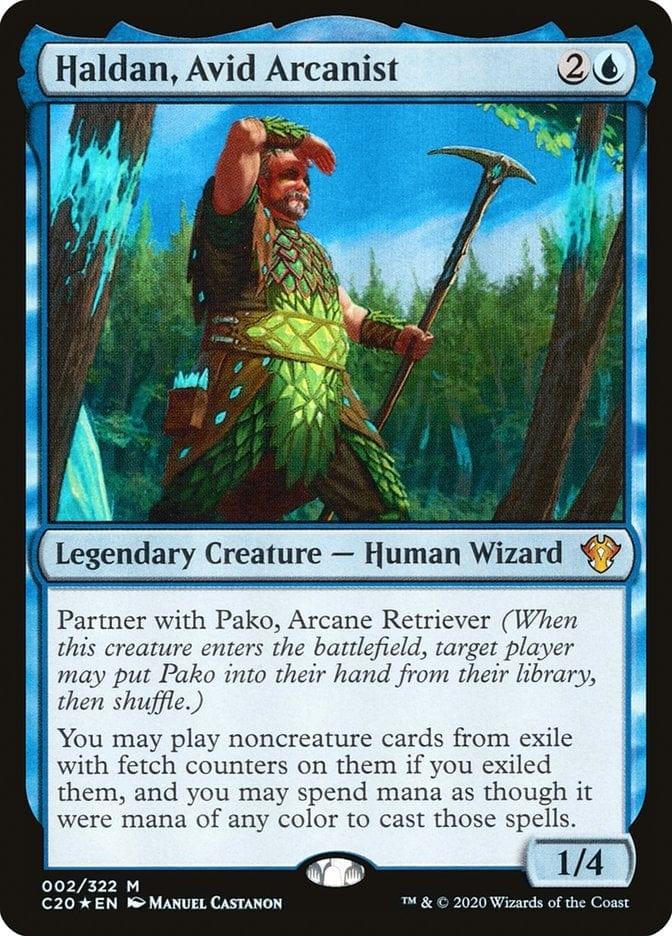 Magic: The Gathering MTG Single Haldan, Avid Arcanist [Commander 2020]