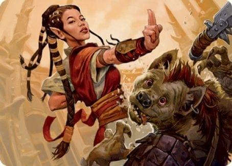 Magic: The Gathering MTG Single Half-Elf Monk Art Card [Dungeons & Dragons: Adventures in the Forgotten Realms Art Series]