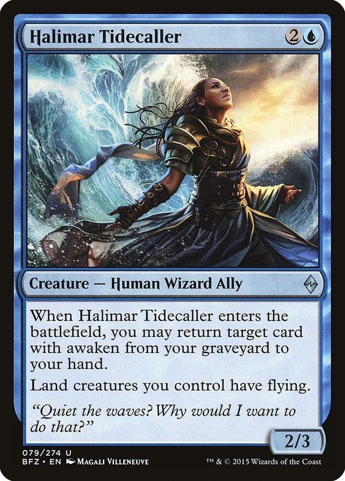 Magic: The Gathering MTG Single Halimar Tidecaller [Battle for Zendikar]