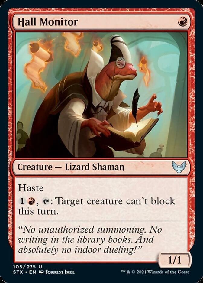 Magic: The Gathering MTG Single Hall Monitor [Strixhaven: School of Mages]