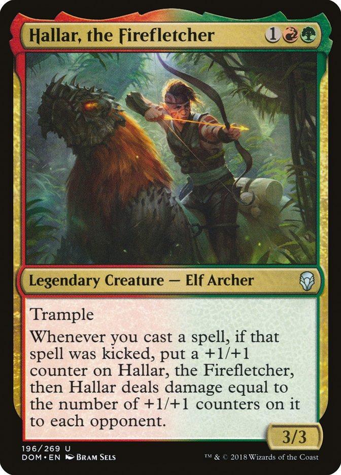 Magic: The Gathering MTG Single Hallar, the Firefletcher [Dominaria]