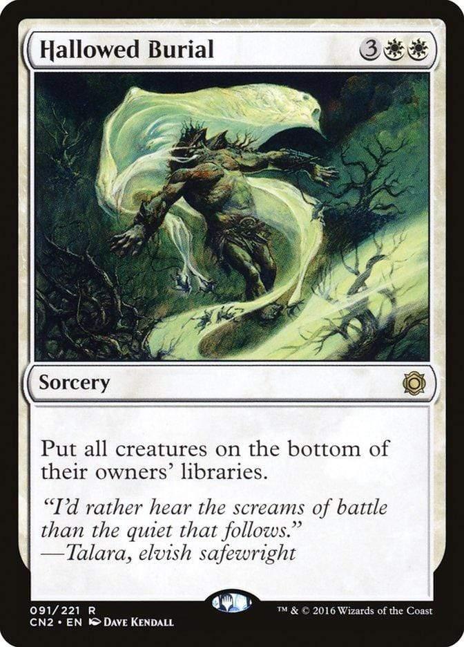 Magic: The Gathering MTG Single Hallowed Burial [Conspiracy: Take the Crown]