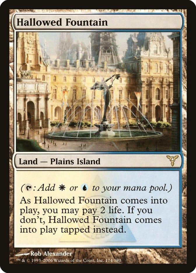 Magic: The Gathering MTG Single Hallowed Fountain [Dissension]