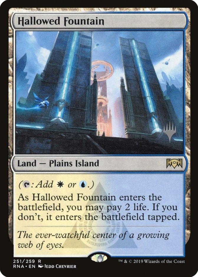 Magic: The Gathering MTG Single Hallowed Fountain (Promo Pack) [Ravnica Allegiance Promos]
