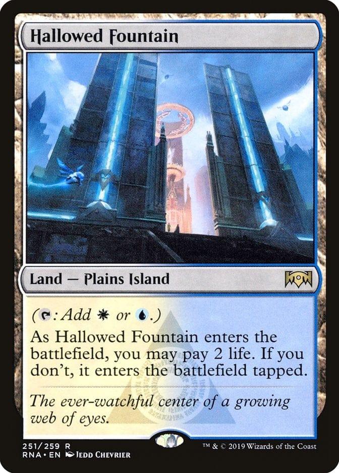 Magic: The Gathering MTG Single Hallowed Fountain [Ravnica Allegiance]