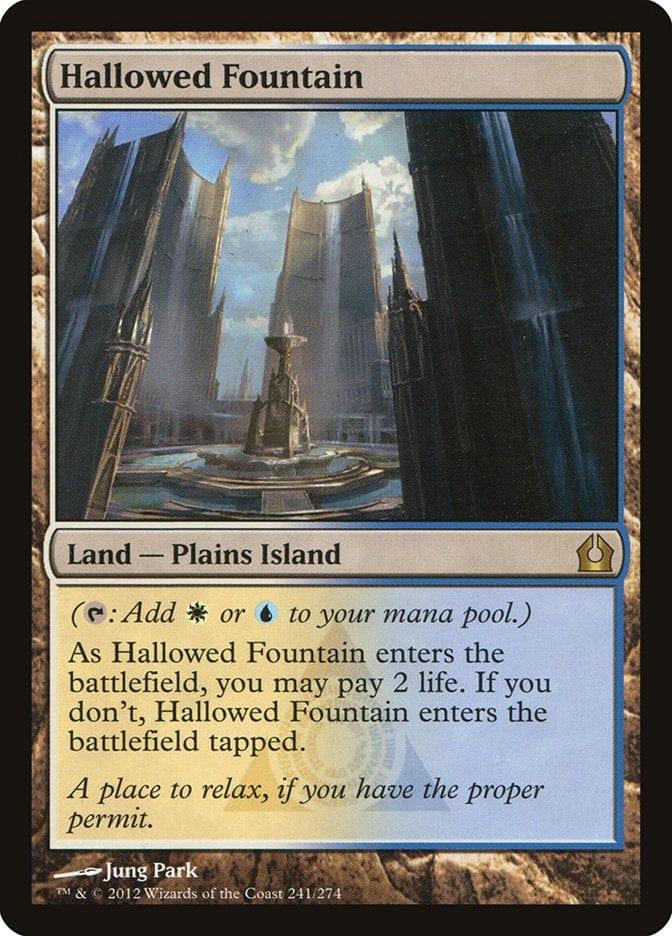 Magic: The Gathering MTG Single Hallowed Fountain [Return to Ravnica]