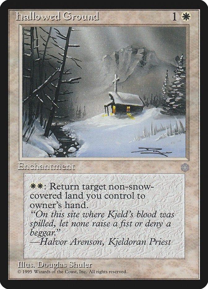 Magic: The Gathering MTG Single Hallowed Ground [Ice Age]