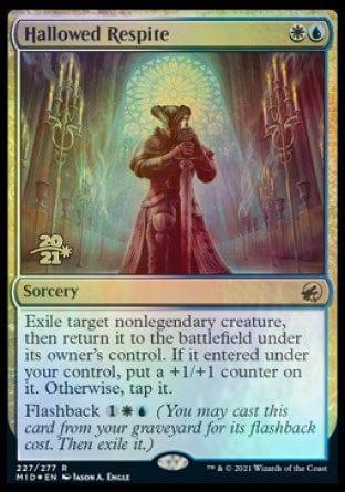 Magic: The Gathering MTG Single Hallowed Respite [Innistrad: Midnight Hunt Prerelease Promos]
