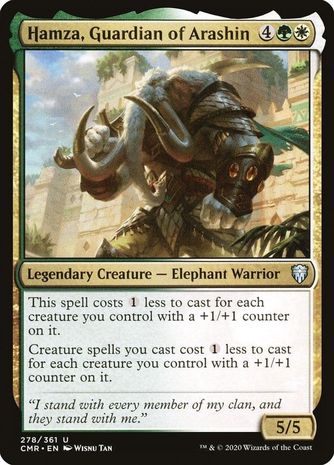 Magic: The Gathering MTG Single Hamza, Guardian of Arashin [Commander Legends]