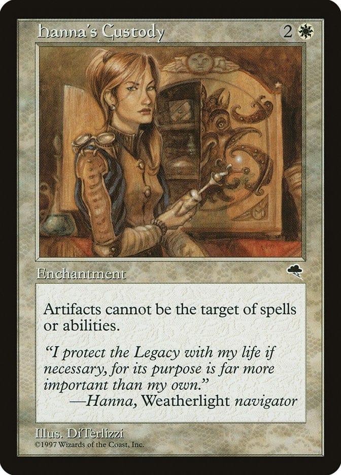 Magic: The Gathering MTG Single Hanna's Custody [Tempest]