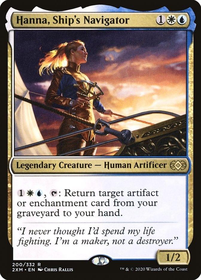 Magic: The Gathering MTG Single Hanna, Ship's Navigator [Double Masters]