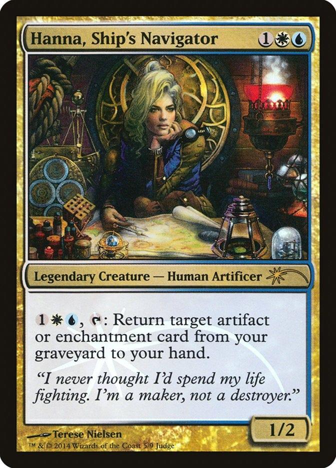 Magic: The Gathering MTG Single Hanna, Ship's Navigator [Judge Gift Cards 2014]