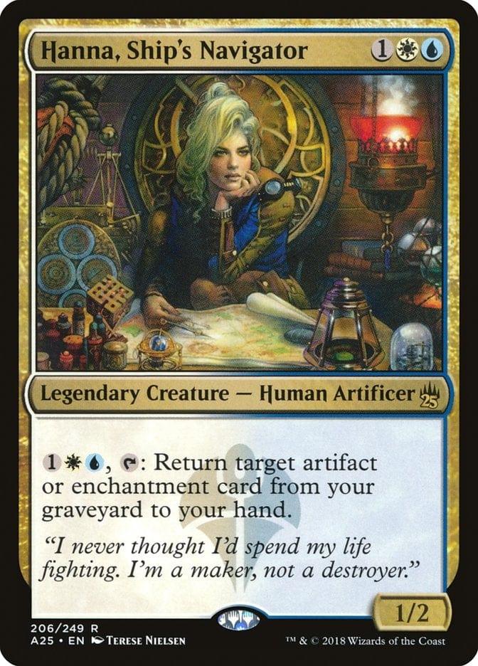 Magic: The Gathering MTG Single Hanna, Ship's Navigator [Masters 25]