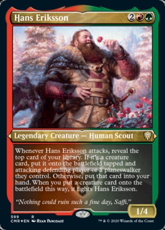 Magic: The Gathering MTG Single Hans Eriksson [Commander Legends Etched]