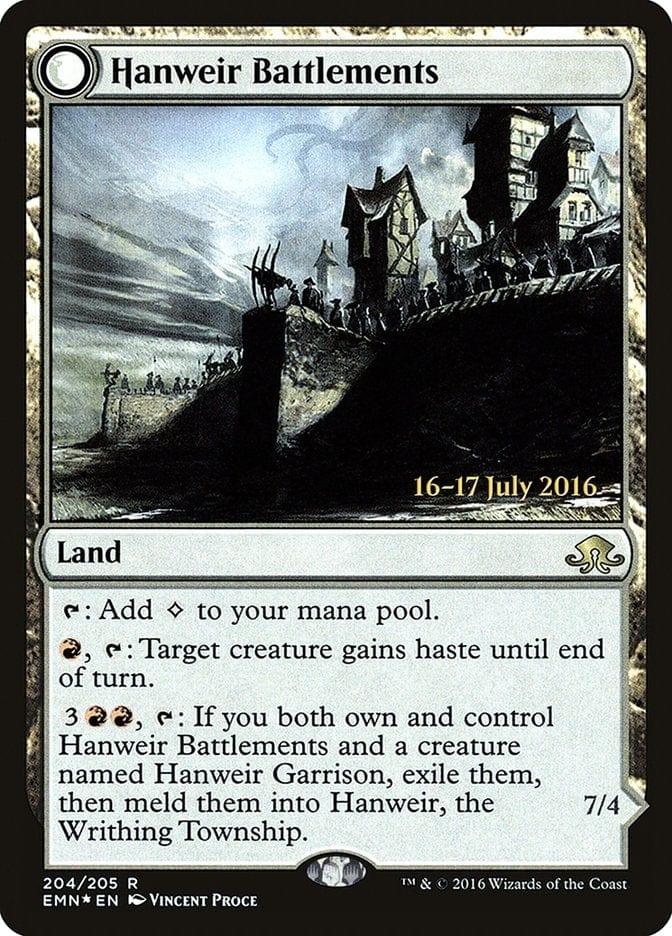 Magic: The Gathering MTG Single Hanweir Battlements  [Eldritch Moon Prerelease Promos]