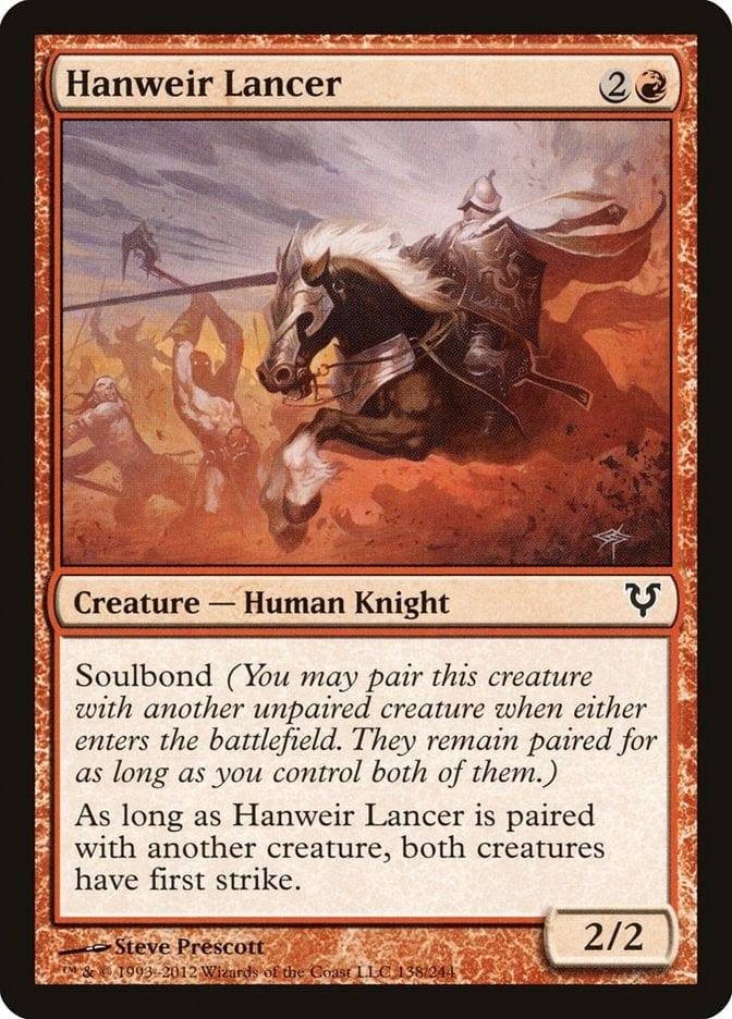 Magic: The Gathering MTG Single Hanweir Lancer [Avacyn Restored]