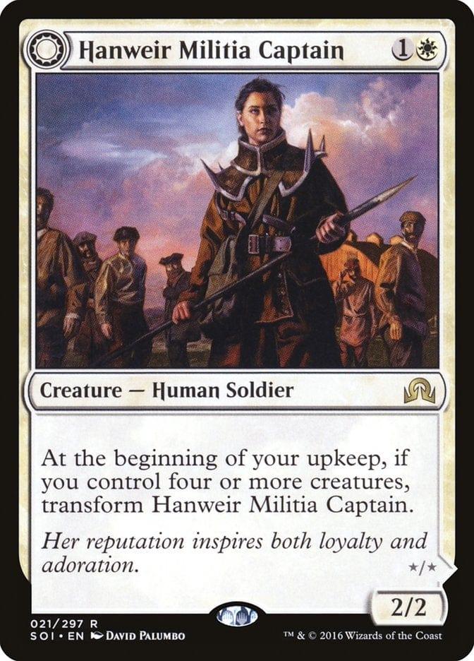 Magic: The Gathering MTG Single Hanweir Militia Captain // Westvale Cult Leader [Shadows over Innistrad]