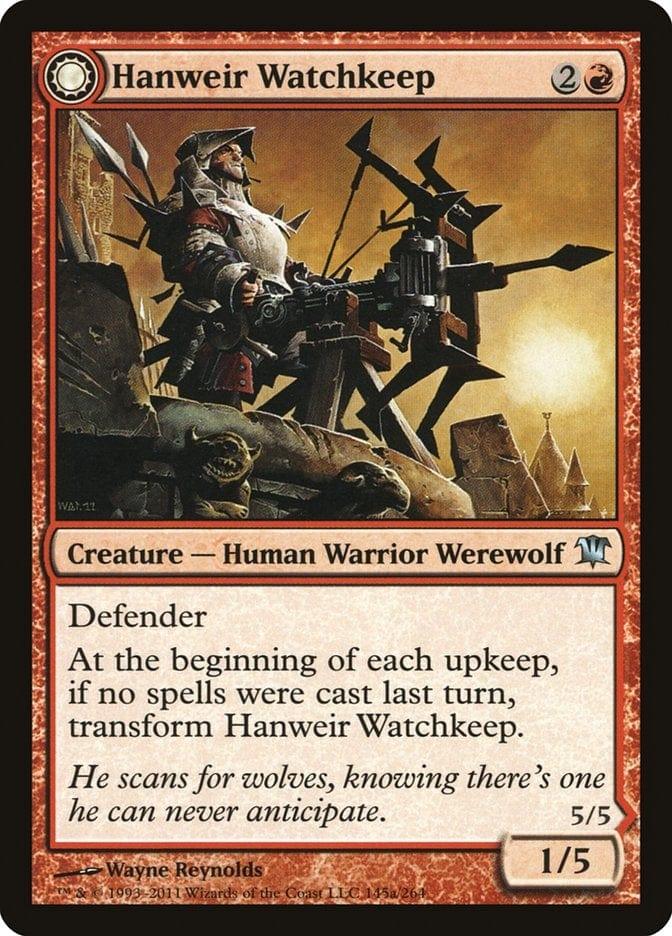 Magic: The Gathering MTG Single Hanweir Watchkeep // Bane of Hanweir [Innistrad]