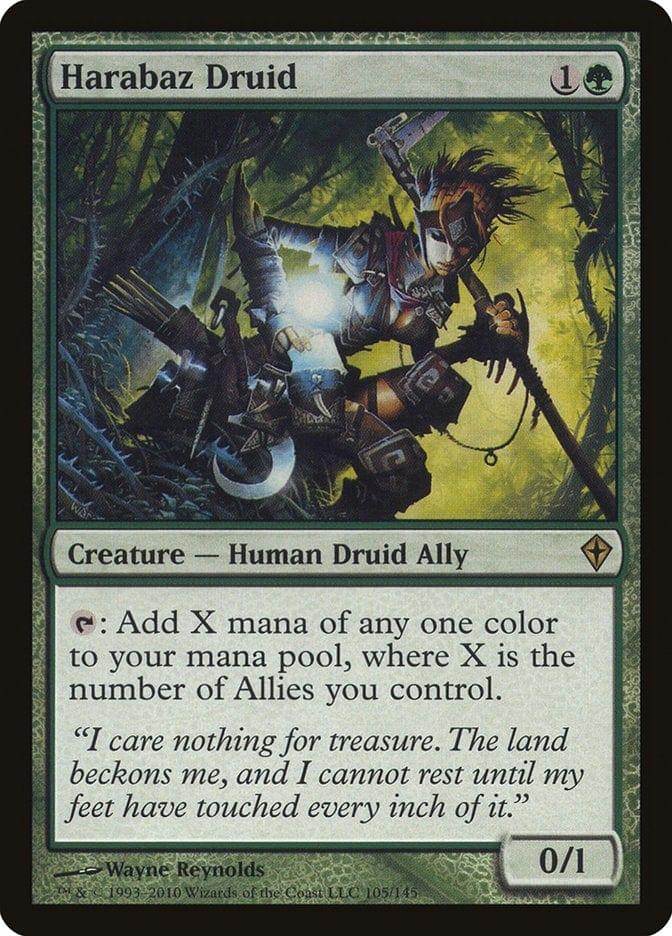 Magic: The Gathering MTG Single Harabaz Druid [Worldwake]