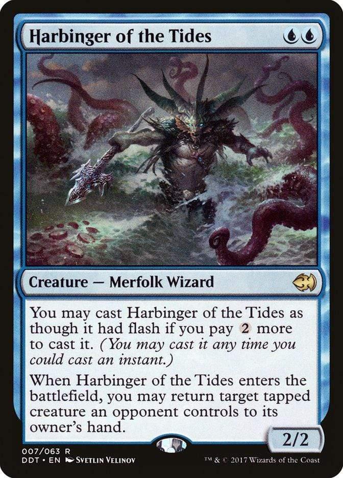 Magic: The Gathering MTG Single Harbinger of the Tides [Duel Decks: Merfolk vs. Goblins]
