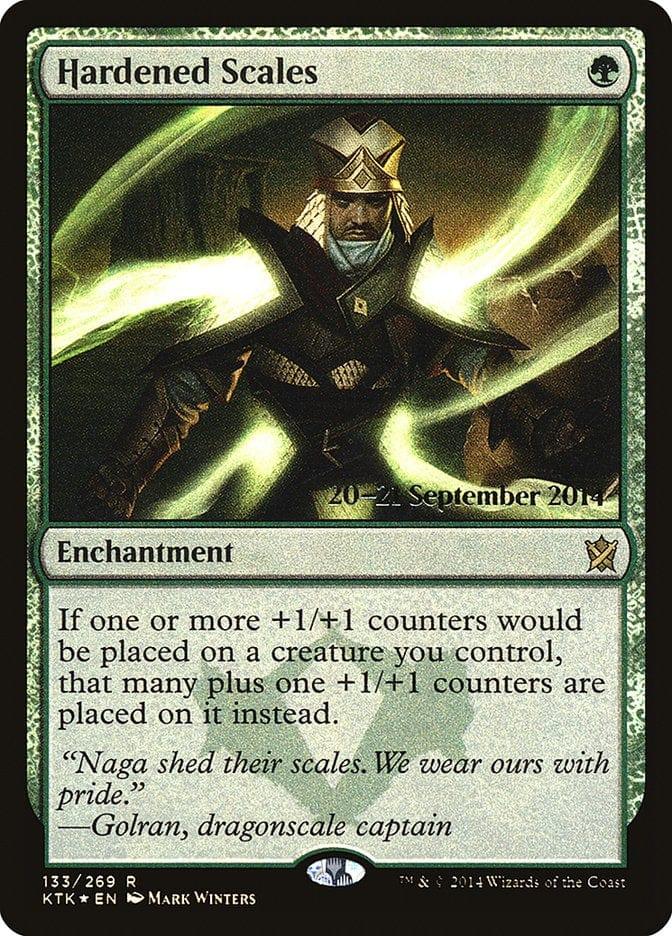 Magic: The Gathering MTG Single Hardened Scales  [Khans of Tarkir Prerelease Promos]