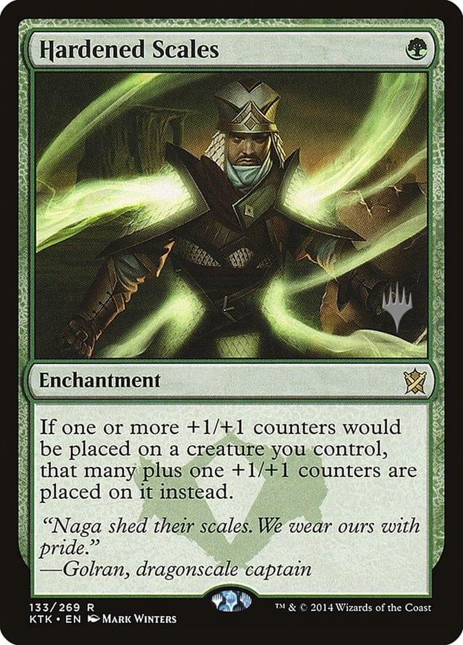Magic: The Gathering MTG Single Hardened Scales (Promo Pack) [Khans of Tarkir Promos]