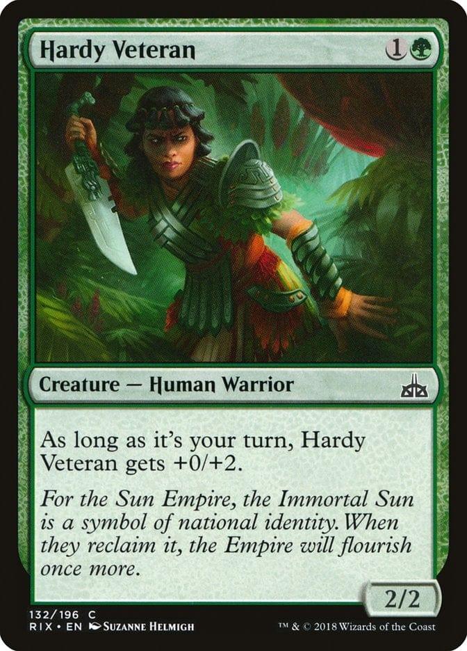 Magic: The Gathering MTG Single Hardy Veteran [Rivals of Ixalan]