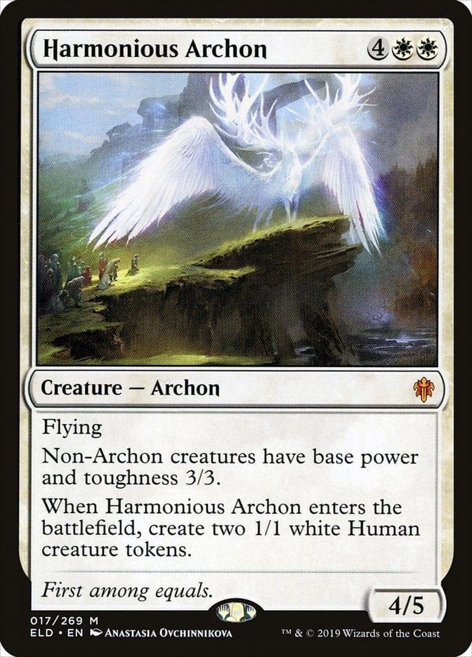 Magic: The Gathering MTG Single Harmonious Archon [Throne of Eldraine]