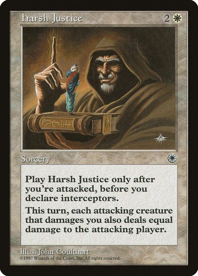 Magic: The Gathering MTG Single Harsh Justice [Portal]