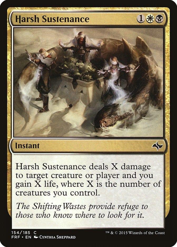 Magic: The Gathering MTG Single Harsh Sustenance [Fate Reforged]