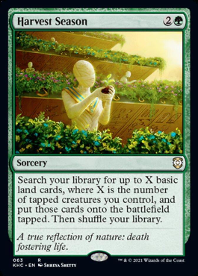 Magic: The Gathering MTG Single Harvest Season [Kaldheim Commander]