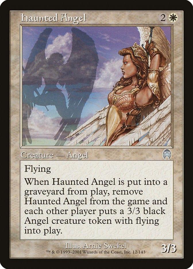 Magic: The Gathering MTG Single Haunted Angel [Apocalypse]