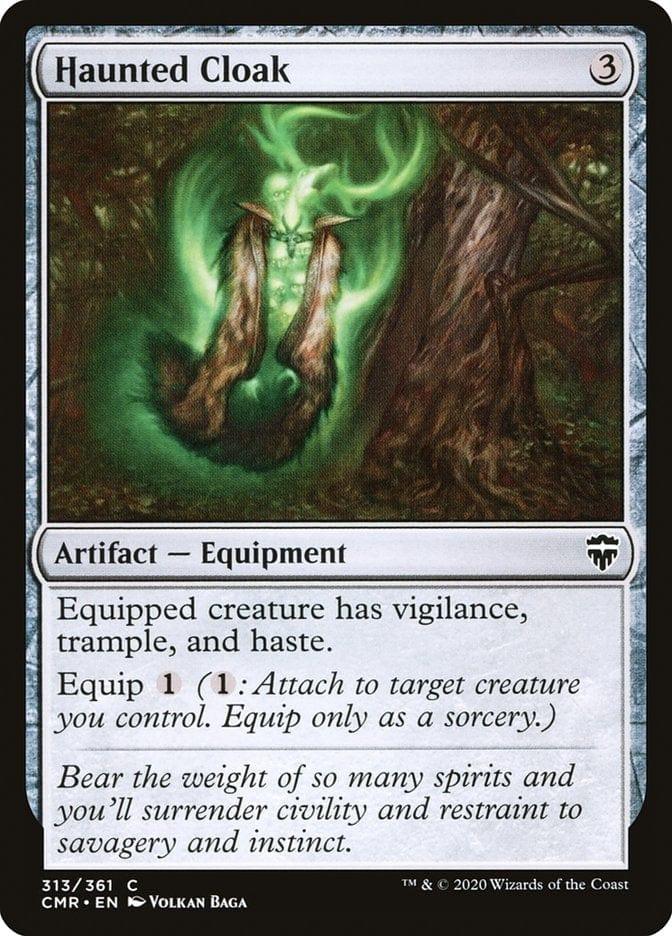 Magic: The Gathering MTG Single Haunted Cloak [Commander Legends]