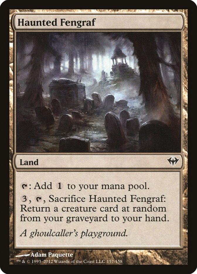 Magic: The Gathering MTG Single Haunted Fengraf [Dark Ascension]