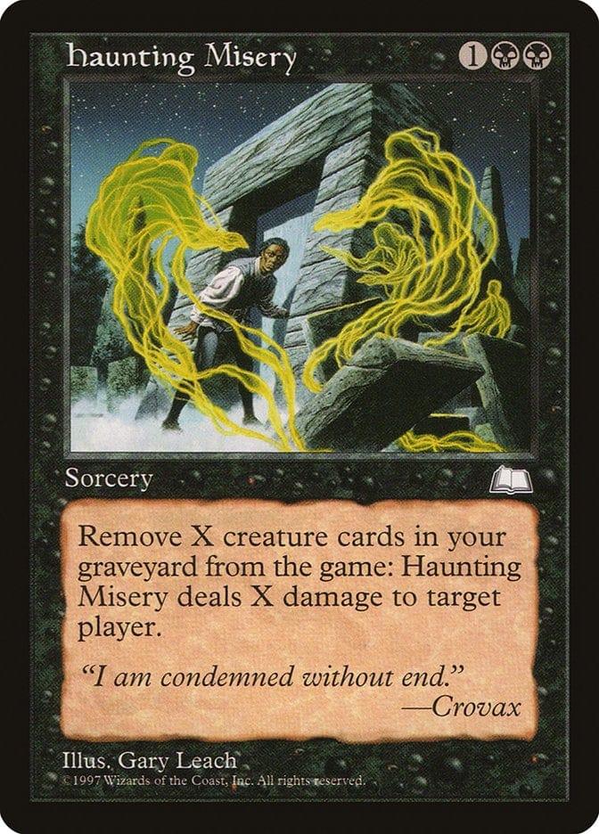 Magic: The Gathering MTG Single Haunting Misery [Weatherlight]