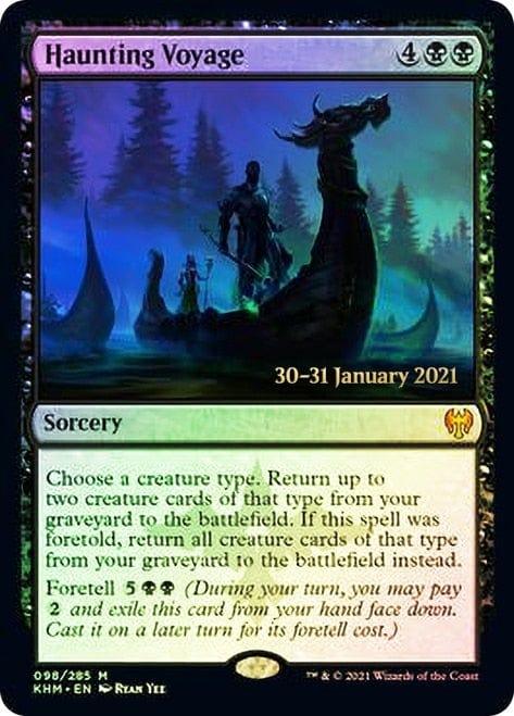 Magic: The Gathering MTG Single Haunting Voyage  [Kaldheim Prerelease Promos]