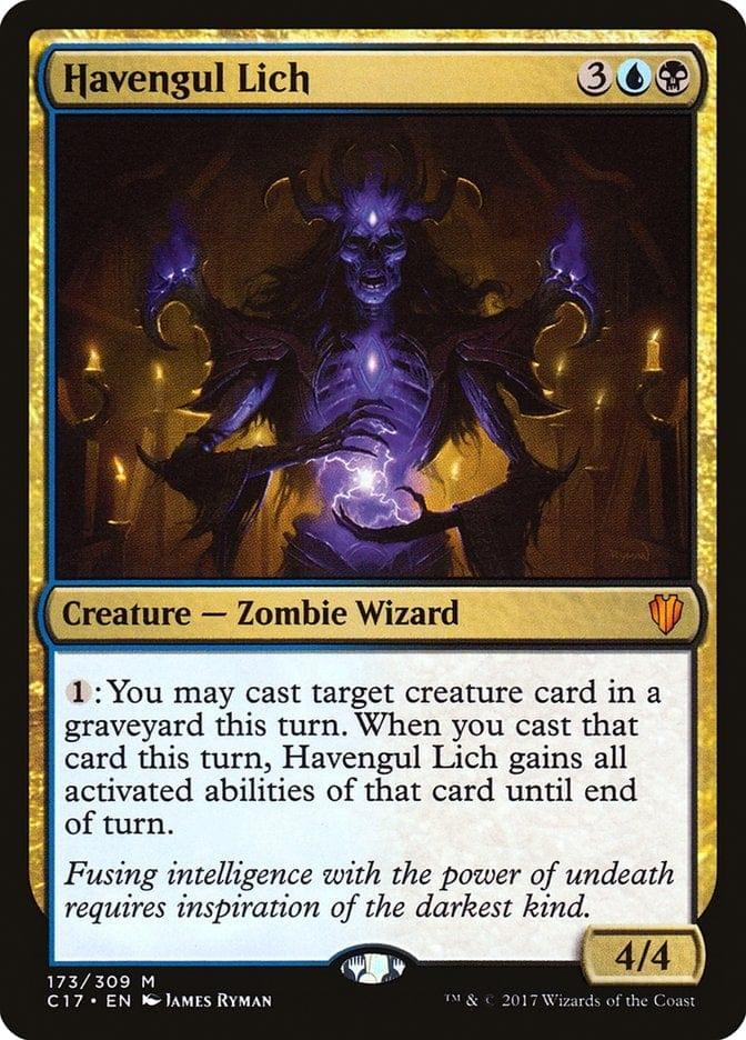 Magic: The Gathering MTG Single Havengul Lich [Commander 2017]