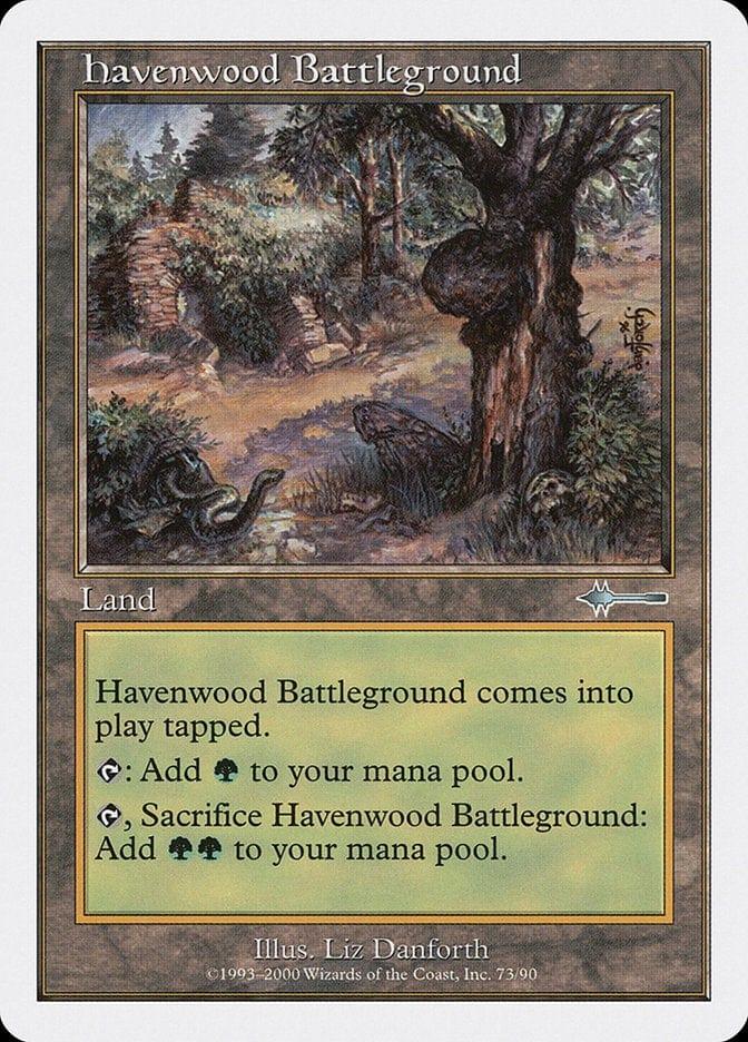 Magic: The Gathering MTG Single Havenwood Battleground [Beatdown Box Set]