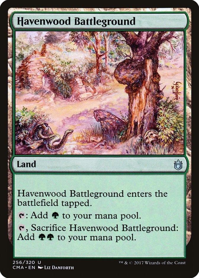 Magic: The Gathering MTG Single Havenwood Battleground [Commander Anthology]
