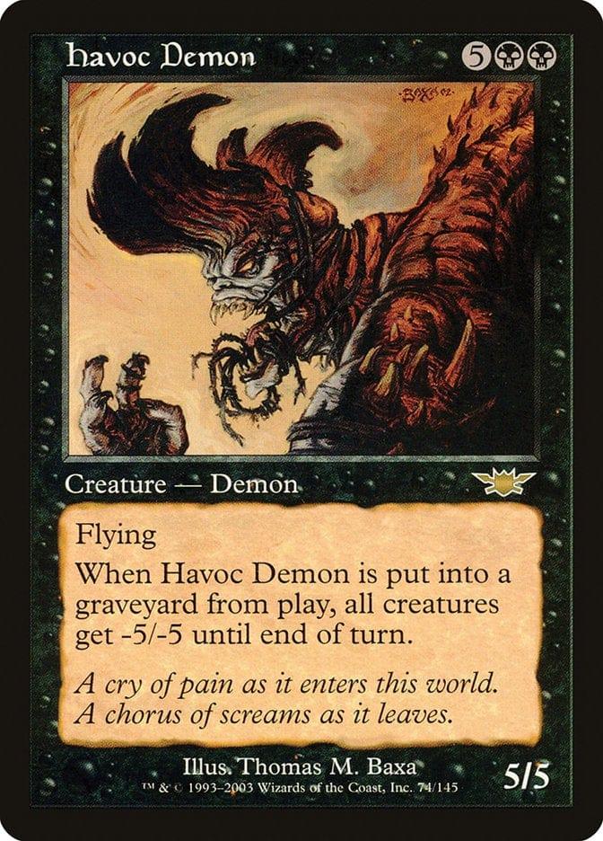 Magic: The Gathering MTG Single Havoc Demon [Legions]