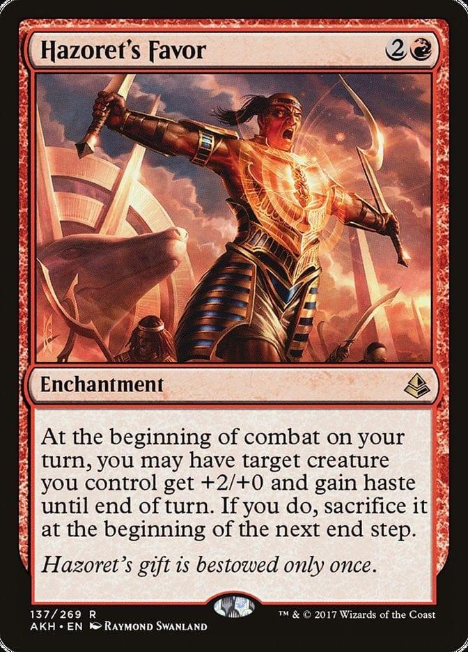 Magic: The Gathering MTG Single Hazoret's Favor [Amonkhet]