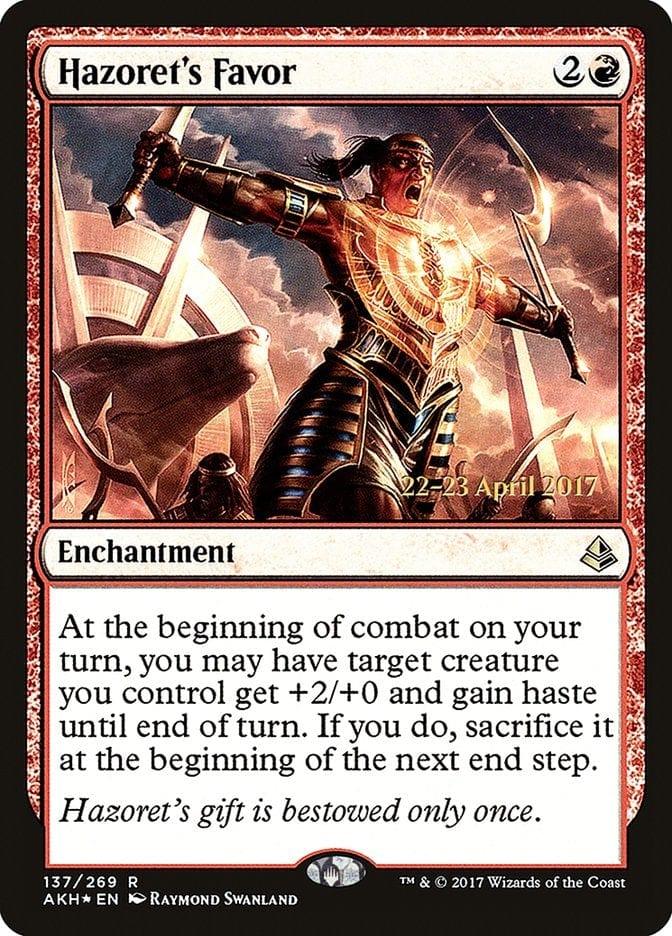 Magic: The Gathering MTG Single Hazoret's Favor  [Amonkhet Prerelease Promos]