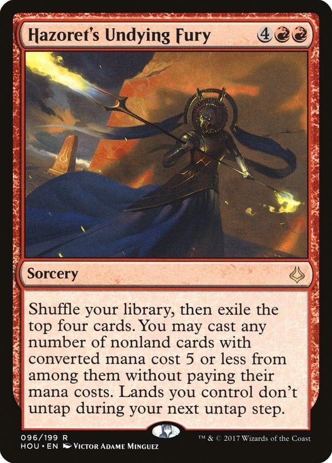 Magic: The Gathering MTG Single Hazoret's Undying Fury [Hour of Devastation]