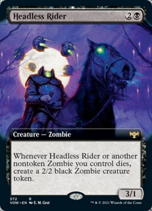 Magic: The Gathering MTG Single Headless Rider (Extended) [Innistrad: Crimson Vow]