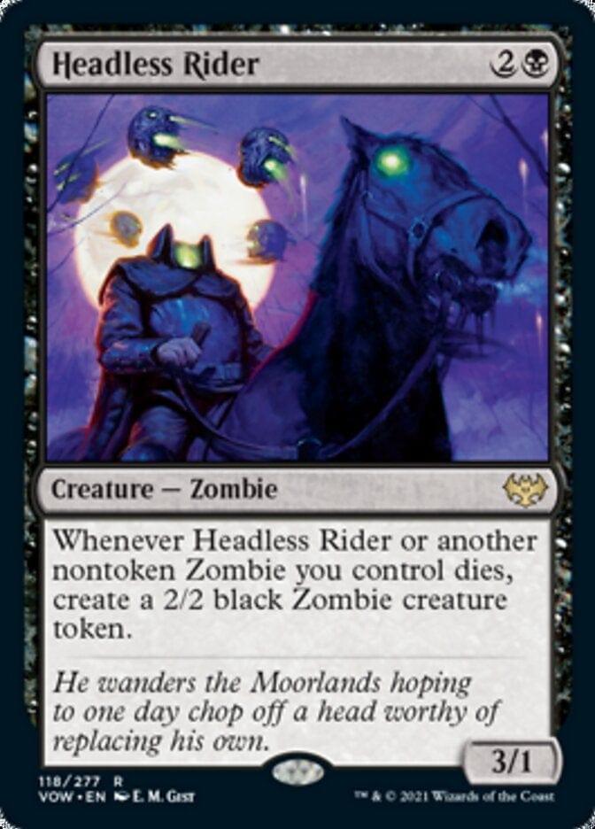 Magic: The Gathering MTG Single Headless Rider [Innistrad: Crimson Vow]