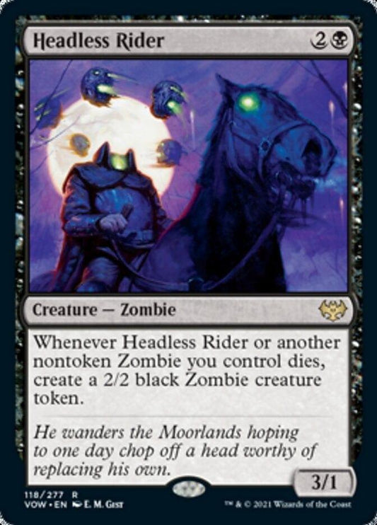 Magic: The Gathering MTG Single Headless Rider [Innistrad: Crimson Vow]