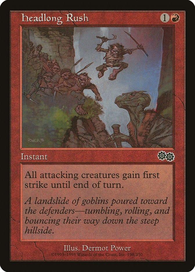 Magic: The Gathering MTG Single Headlong Rush [Urza's Saga]