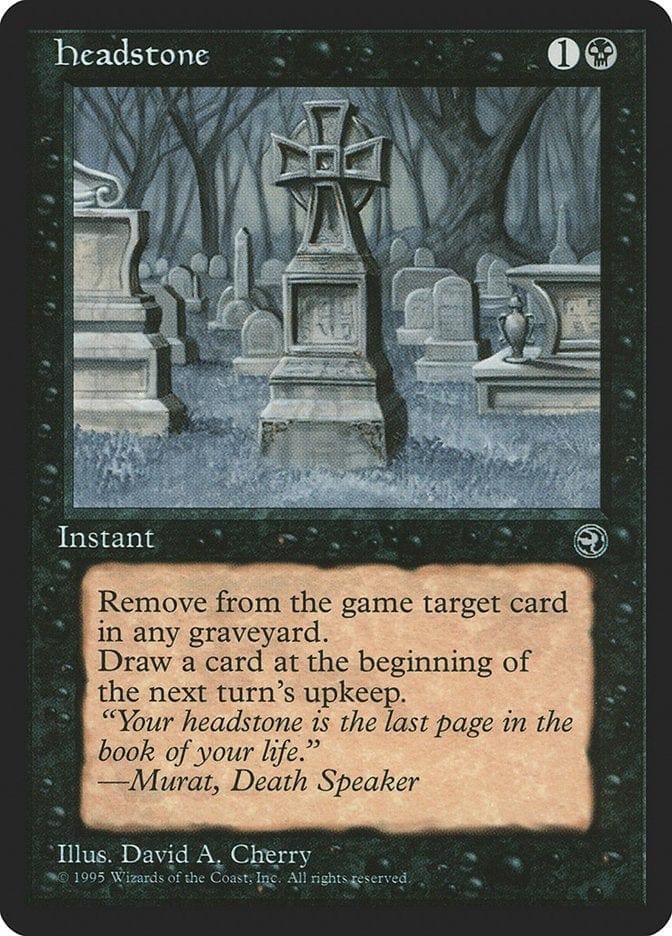 Magic: The Gathering MTG Single Headstone [Homelands]